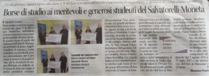 BORSE DI STUDIO SALVATORELLI-MONETA